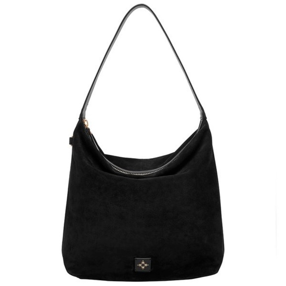 India Hicks Stallion Bag - Suede - NWT